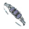Pink Opal Sterling Silver Native American Cuff Bracelet JX128785